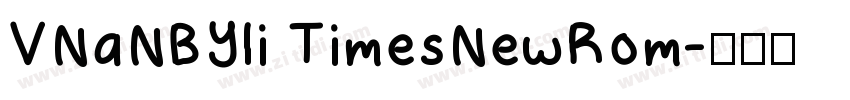 VNaNBYli TimesNewRom字体转换